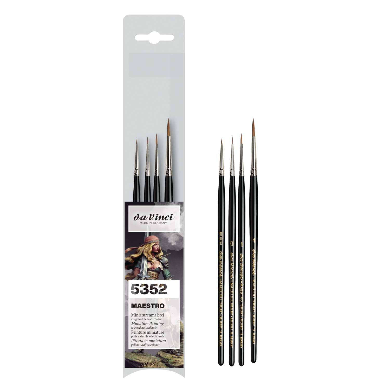 da Vinci | MAESTRO Miniature painting set — series 5352 | 50,000+